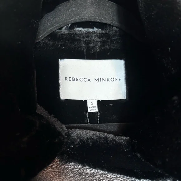 Rebecca Minkoff Black Faux Fur Jacket - Picture 6 of 11